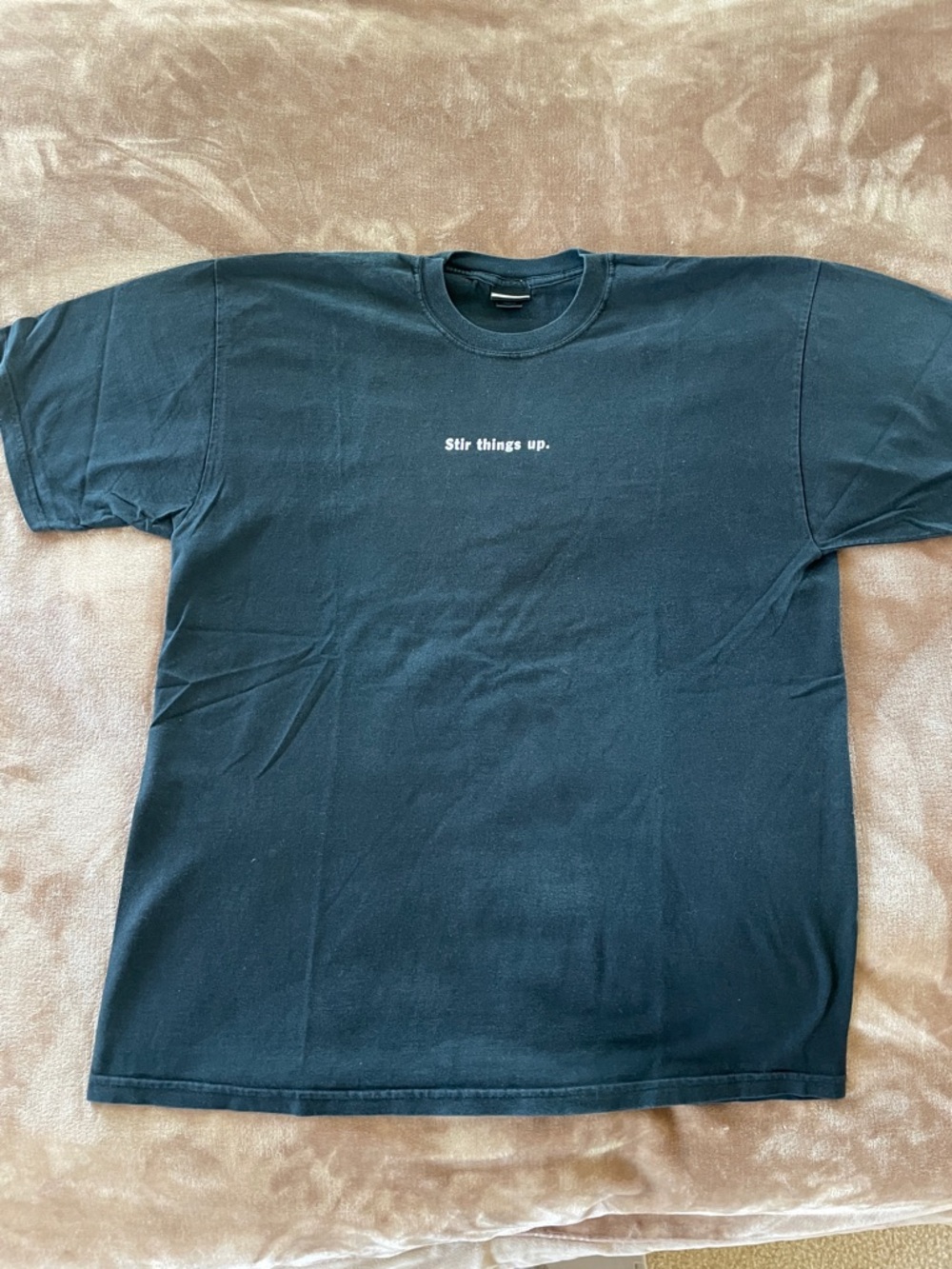 Porsche Men’s Black Graphic Tee with "Stir things up." Cayman S  - XL